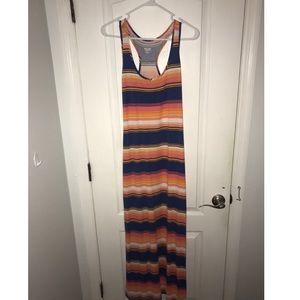 Long light striped dress